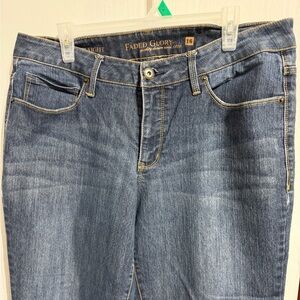 Faded Glory jeans 16 straight leg